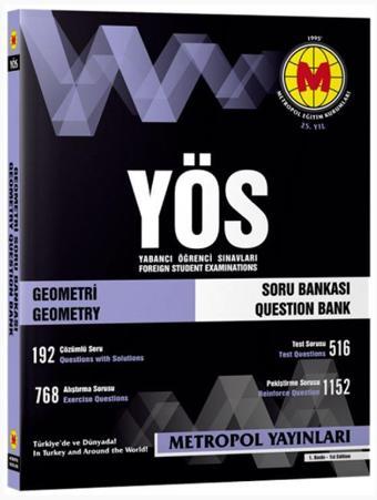 YÖS Geometri Soru Bankası - Metropol Yayınları