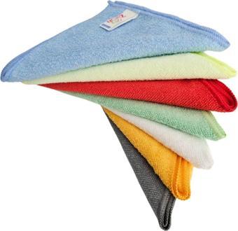 Ziron Mikrofiber Temizlik Bezi 40X40 Cm 7'Li Renk 190 - 210 Gr/M²