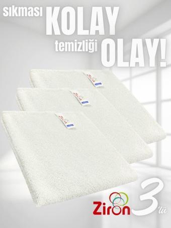 Ziron Mikrofiber Temizlik Bezi Yeşil Mutfak Banyo Çok Amaçlı Temizlik Bezi Mikrofiber Sıkması Kolay
