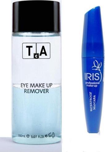 Tca Studio Make-Up Tca Studıo Make-Up Göz Makyaj Temizleyici 150Ml + Dream Waterprof Maskara Siyah