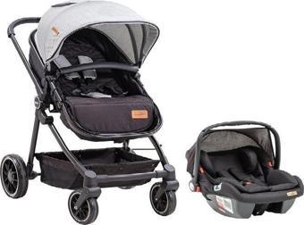 Baby2Go Lizbon Travel Sistem Bebek Arabası Açık Gri