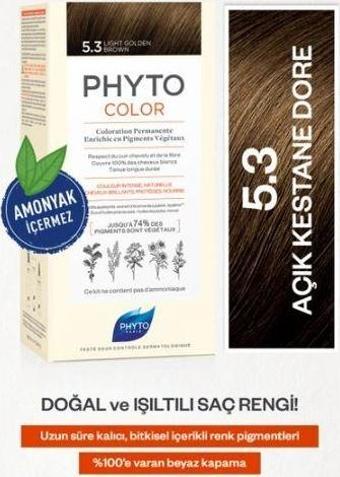 Phyto Color Saç Boyası 5.3 Açık Kestane Dore