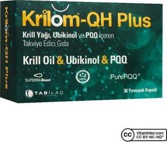 Krilom QH Plus 30 Yumuşak Kapsül