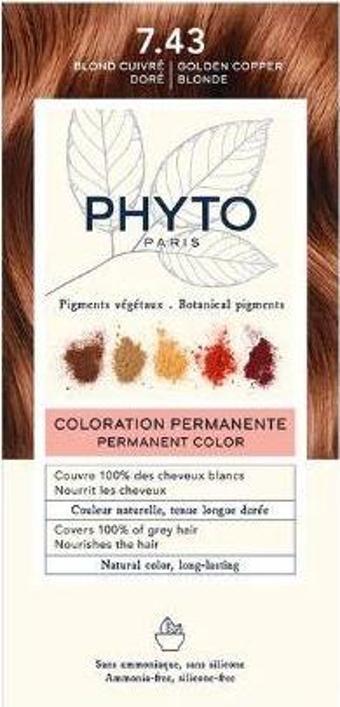 Phyto Color Saç Boyası 7.43 Kumral Bakır Dore