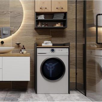Tdesigno Ulya Banyo Dolabı-Çok Amaçlı-Çamaşır Makinesi Dolabı-Alt Dolap