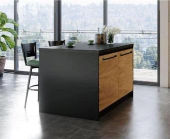 Tdesigno Sally Mutfak Adası - Alt Modül 100 Cm Antrasit