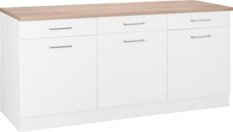 Tdesigno Ares Mutfak Çekmeceli Alt Modül 180 Cm Beyaz Tezgah Dahil