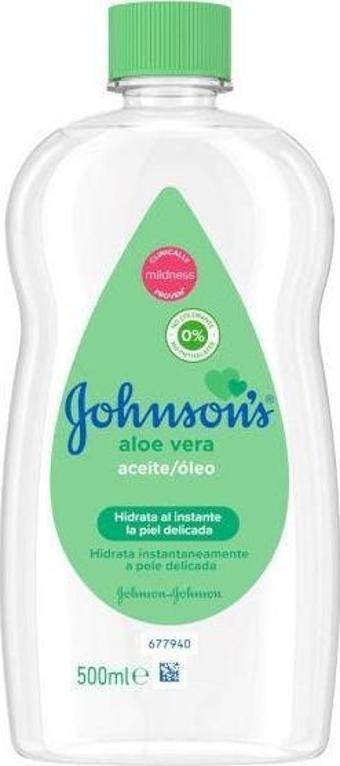 Johnson's Baby Oil Aloe Vera 500 ml Yeşil