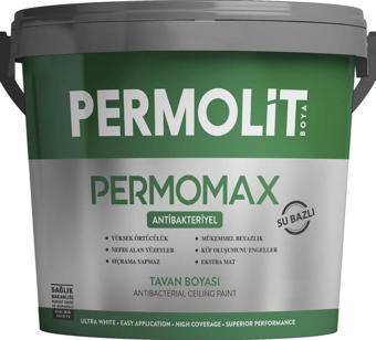 Permolit Permomax Su Bazlı Antibakteriyel Tavan Boyası BEYAZ 3.5 Kg.