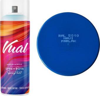 Permolit Vual Akrilik Sprey Boya MAVİ PARLAK 400 ml - RAL5010