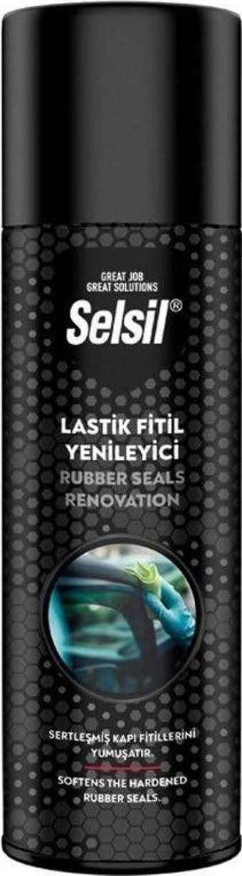 Selsil Lastik Kauçuk Fitil Yenileyici ve Yumuşatıcı Sprey 200 ml.