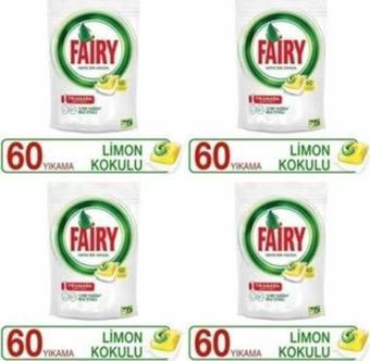 Fairy 60X4=240 Tablet Avantaj Paket Limon Kokulu