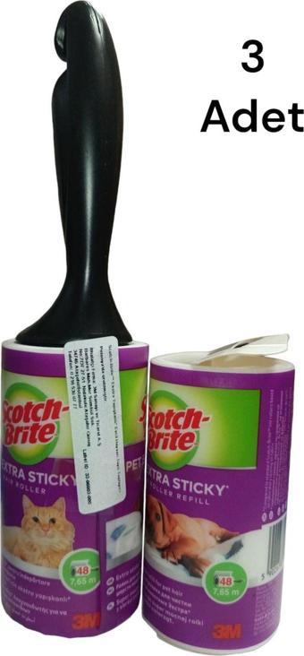 Scotch Brite Tüy Toplayıcı 48 + 48 Li Yedek 3 Adet