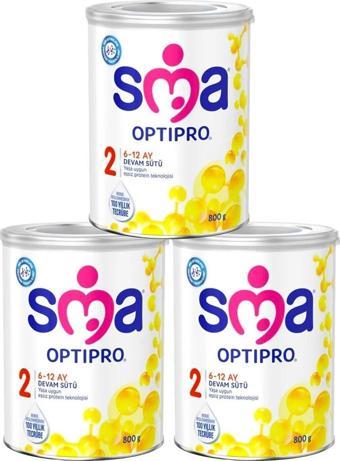 Sma 2 Numara 800 Gr Optipro Devam Sütü 3'Lü