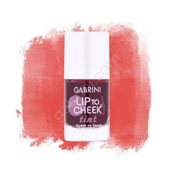 Gabrini Lip To Cheek Tint Coral Red Dudak ve Yanak Renklendirici Yağ