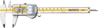 Asimeto 0-150mmx0.01 Ip67 (Su Geçirmez) Metal Kasa Dijital Kumpas AS-305063