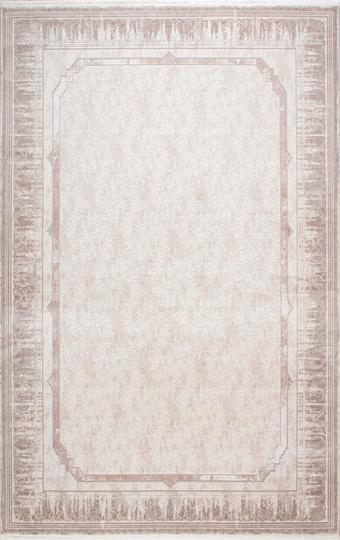 Artemis Halı Couture 05198C Bej Kemik Çerçeve Desenli İpek Halı