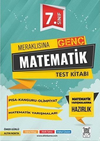 Altın Nokta Yayınları 7. Sınıf Meraklısına Genç Matematik Zeka Kitabı - Altın Nokta Yayınları