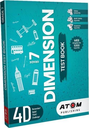 Atom Publishing 7. Sınıf Dımension Test Book