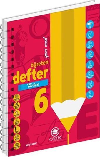 Çanta Yayınları 6. Sınıf Türkçe Öğreten Defter - Çanta Yayınları