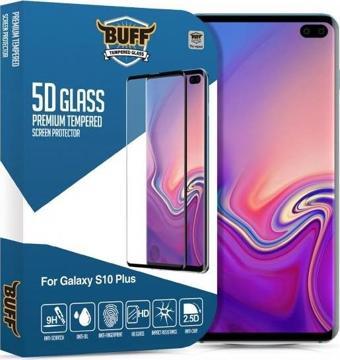 Buﬀ Galaxy S10 Plus 5D ile Uyumlu Glass Ekran Koruyucu