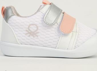 Benetton Beyaz Pudra Çocuk Spor Ayakkabı BN-1408