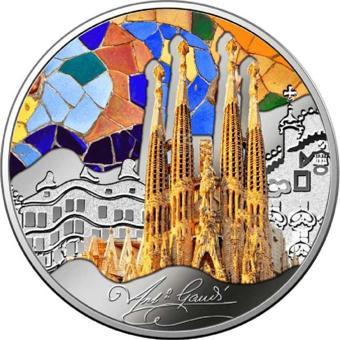 Gaudi'nin Renkli Dünyası Gümüş Sikke Coin