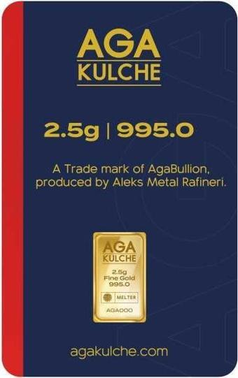 2.5 gr 24 Ayar Külçe Altın