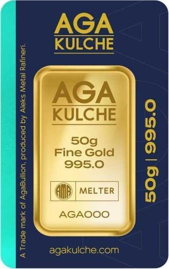50 gr 24 Ayar Külçe Altın