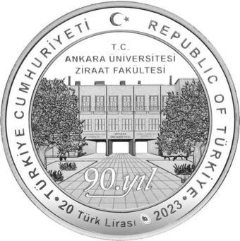 Ankara Üniversitesi 2023 1 Ons Gümüş Sikke Coin