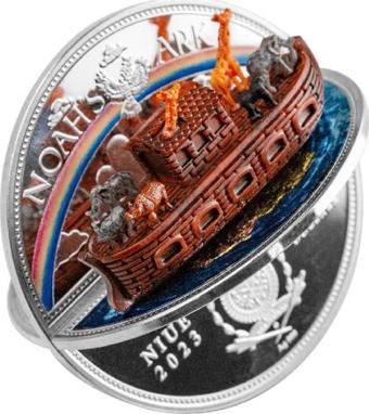 Noah's Ark Case 5$ 2 Ons Gümüş Sikke Coin