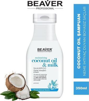 Beaver Coconut Oil & Queinoa Shampoo 350Ml