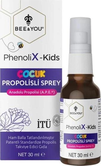 bee & You Phenolix-Kids Çocuk Propolisli Sprey 30 Ml