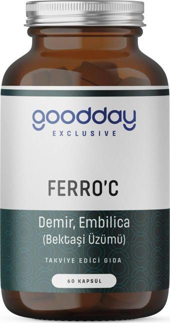 goodday Ferro' C 60 Kapsül Takviye Edici Gıda