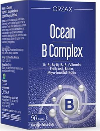 Orzax Ocean B Complex 50 Kapsül