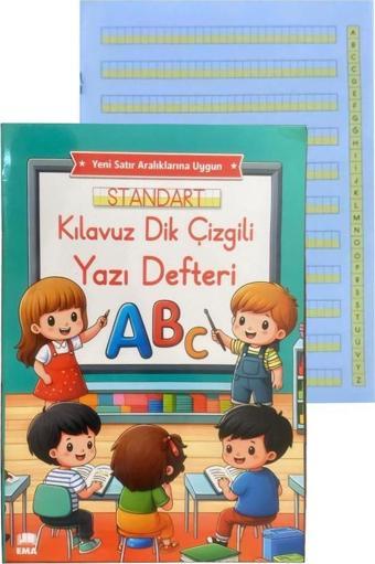 Yeni Müfradat Güzel Yazı Defteri A4 19x27 cm 24 Yaprak 1 Adet Standart Kılavuz Dil Çizgili Yazı Defteri Satır Aralıkları