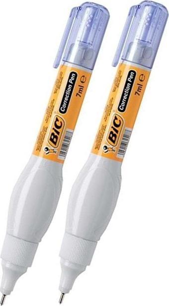 Kalem Daksil 2 Adet Bic Sıvı Düzeltme Kalemi Tükenmez Kalem Pilot Kalem Mürekkep Kapatıcı Kalem Silici Örtücü