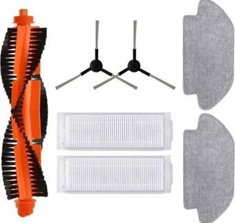 Lin Grup Xiaomi S10 Vacuum Robot Süpürge Uyumlu Yedek Fırça Filtre Mop