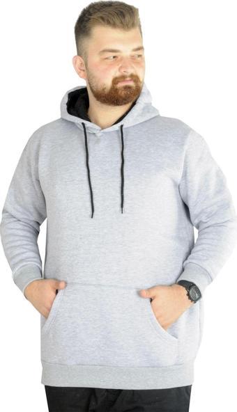 Modexl Erkek Sweatshirt Kapşonlu Pocket Basic 20562 Grimelanj