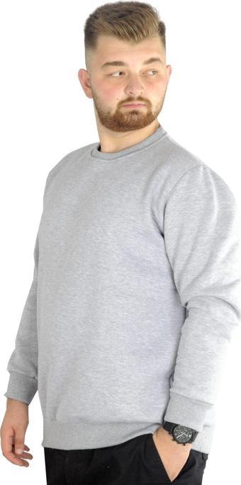 Modexl Erkek Sweatshirt Bisiklet Yaka Basic 20131 Grimelanj