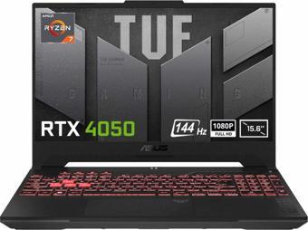 Asus TUF Gaming A15 FA507NUR-LP075 Ryzen 7 7435HS 16 GB 512 GB SSD RTX4050 15.6" Full HD Gaming Laptop