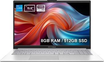 Vivobook X1504VA-NJ1423 Intel Core i5-1355U 8GB DDR4 512GB SSD 15.6inç 60Hz Full HD FDos Laptop