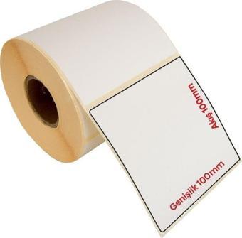 Termal Geniş Barkod Etiketi 100x100mm (500 lü Rulo)