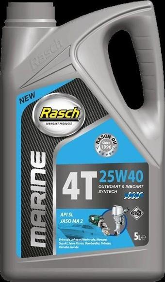 RASCH MARİNE 25W40 4T 5LT