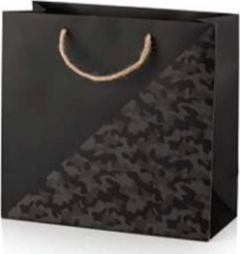 Gıpta Camouflage Siyah B5 Karton Çanta 330x135x320mm BG8196