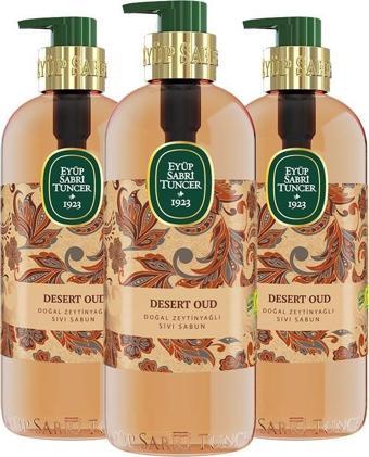 Eyüp Sabri Tuncer Desert Oud Doğal Zeytinyağlı Sıvı Sabun 500 ml x 3