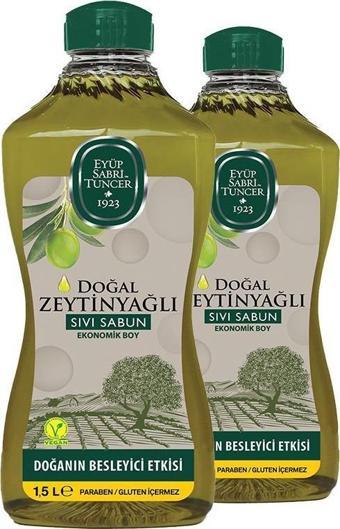 Eyüp Sabri Tuncer Doğal Zeytinyağlı Sıvı Sabun 1.5 lt x 2