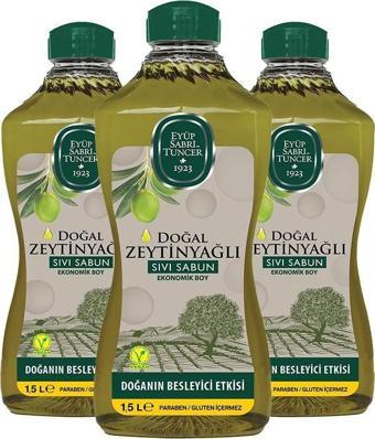 Eyüp Sabri Tuncer Doğal Zeytinyağlı Sıvı Sabun 1.5 lt x 3