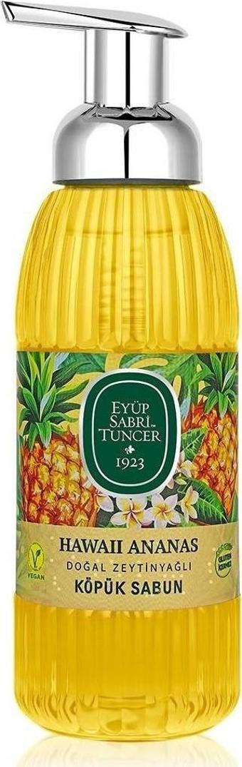 Eyüp Sabri Tuncer Hawaii Ananas Doğal Zeytinyağlı Köpük Sabun 500 Ml