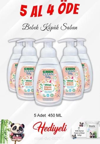 Gren Clean 5 Al 4 Öde Bebek Köpük Sabun 450 ML ve Rosie Pamuk